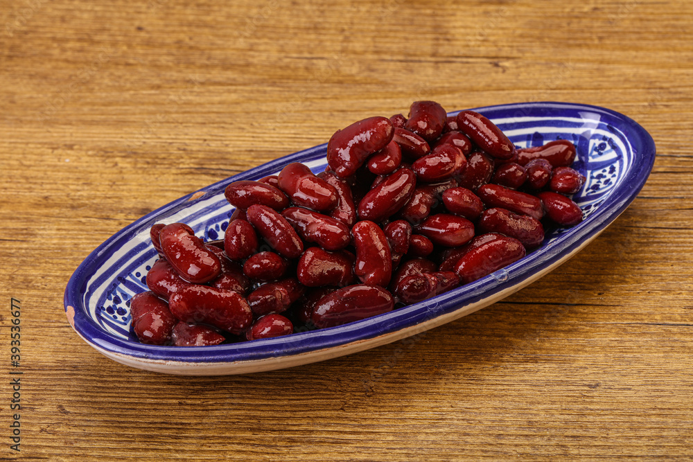 Canned red Kidney in the bowl Canned red Kidney in the bowl