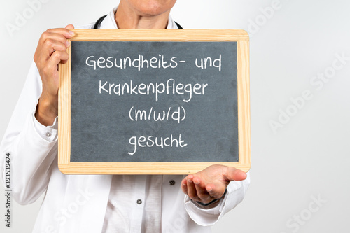 Gesundheits und Krankenpfleger gesucht photo