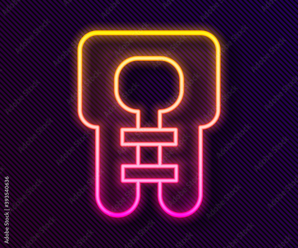 Glowing neon line Life jacket icon isolated on black background. Life vest icon. Extreme sport. Sport equipment. Vector. Glowing neon line Life jacket icon isolated on black background. Life vest icon. Extreme sport. Sport equipment. Vector.