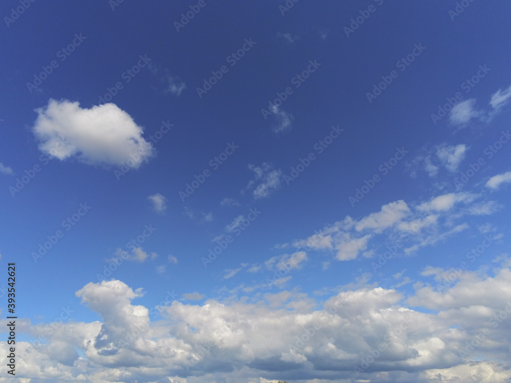 Beautiful white fluffy cloudy sky background, Beautiful white fluffy cloudy sky background,