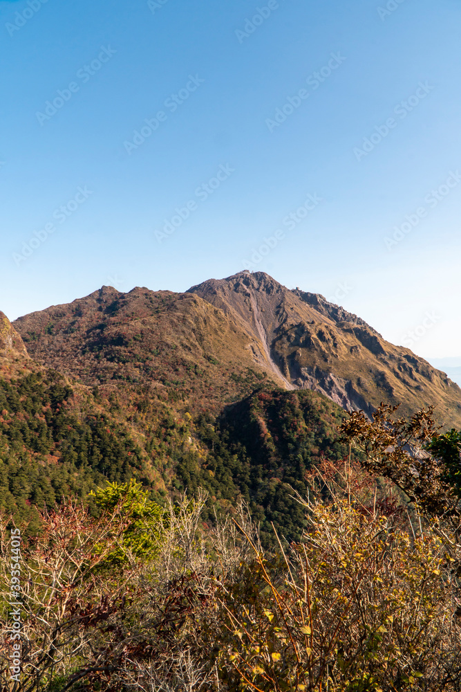 長崎県雲仙市 雲仙野岳から望む風景 長崎県雲仙市 雲仙野岳から望む風景