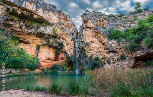 Turche cave and waterfall long exposure in Valencia