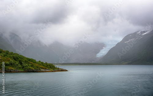 Glacier Black ice, Norway