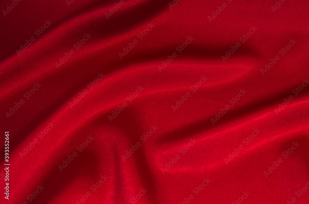 red satin or silk fabric as background red satin or silk fabric as background