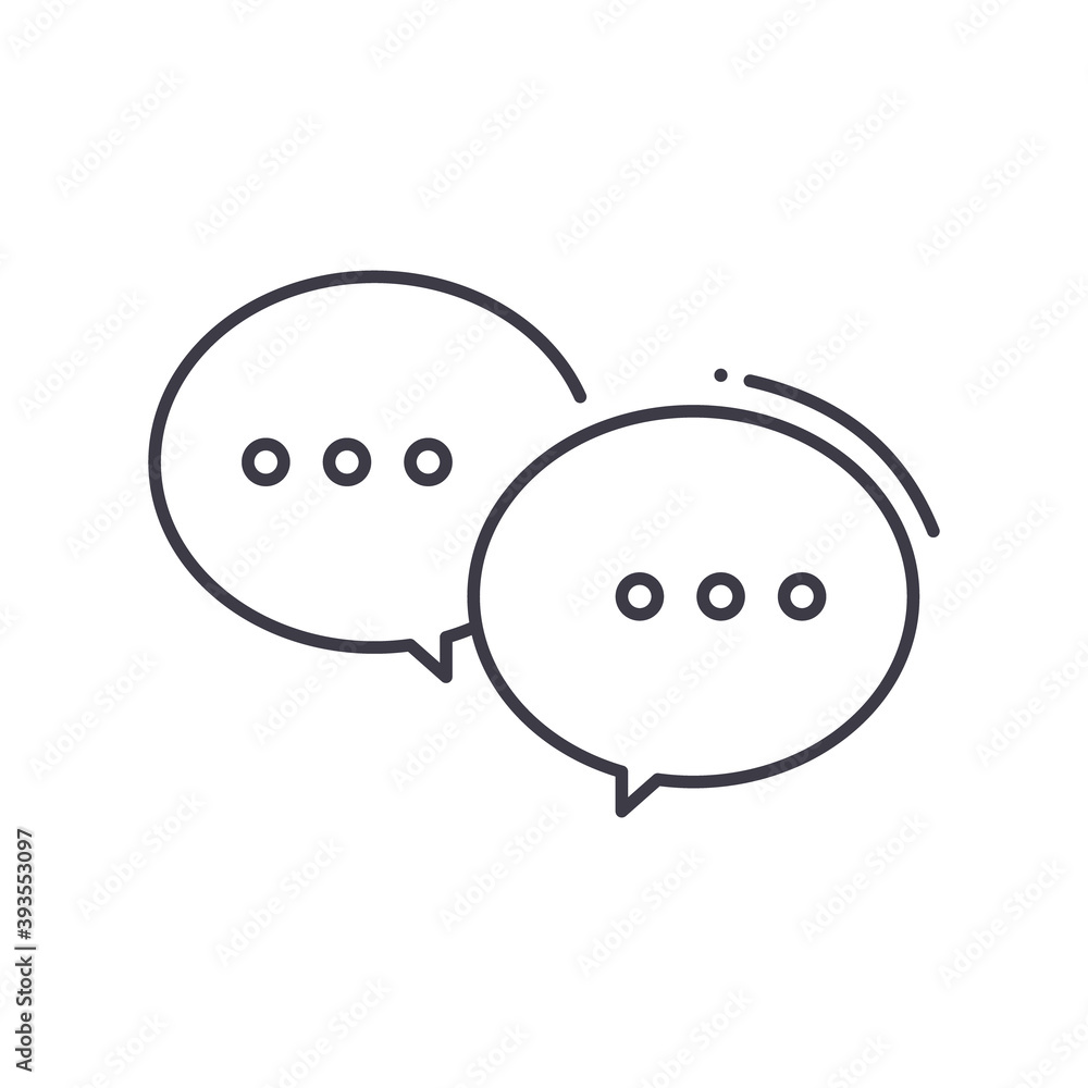Customer reviews icon, linear isolated illustration, thin line vector, web design sign, outline concept symbol with editable stroke on white background. Customer reviews icon, linear isolated illustration, thin line vector, web design sign, outline concept symbol with editable stroke on white background.