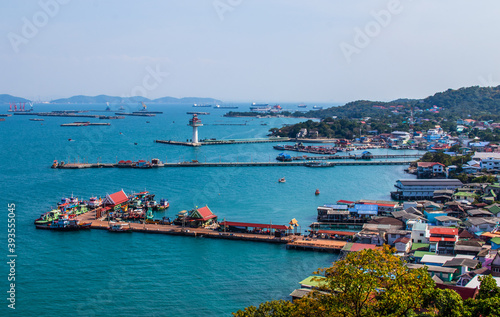 view to Koh Sichang Thailand Asia
