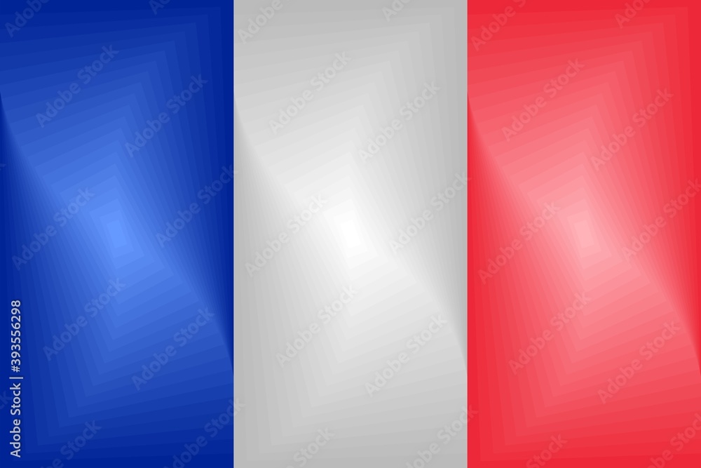 France Gradient Flag - Illustration,
Three dimensional flag of France France Gradient Flag - Illustration,
Three dimensional flag of France