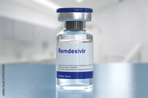  Remdesivir vials antiviral drug photo