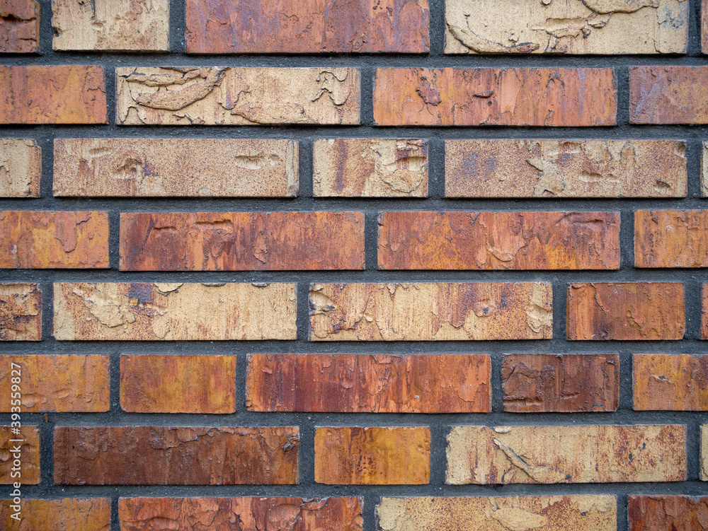 Fototapeta premium A close up of a brick wall