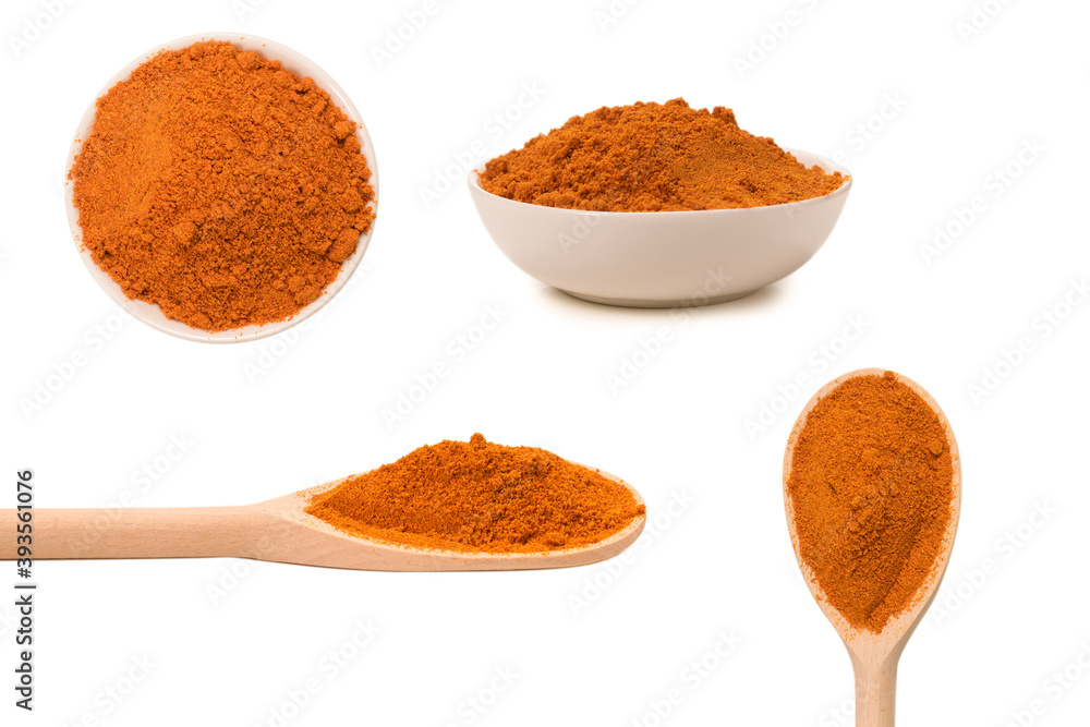 Paprika in a bowl. Paprika in a bowl.