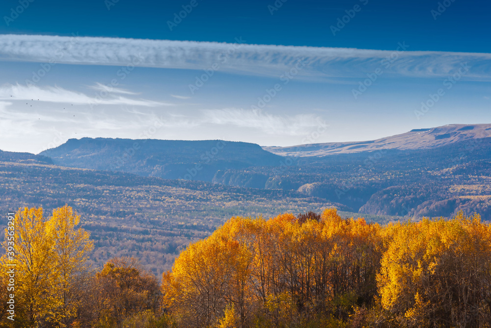 Mountain day autumn, Caucasus