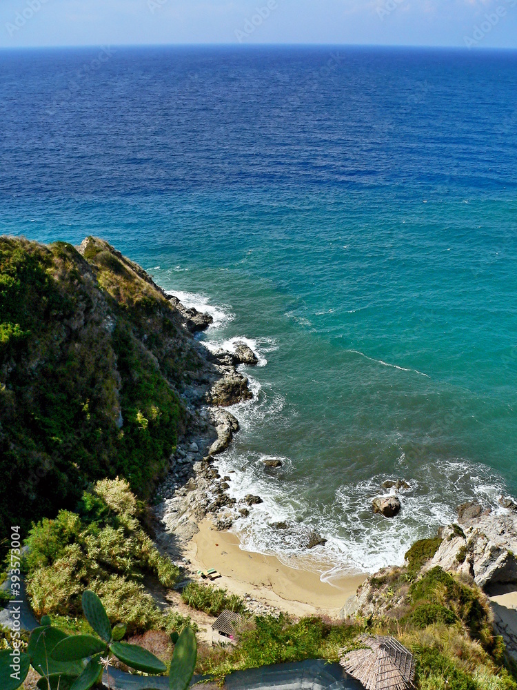 Fototapeta premium Italy,Calabria-view of the Calispera beach