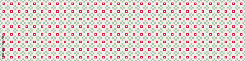 Fototapeta premium Abstract Cross Pattern Dots Logo generative computational art illustration