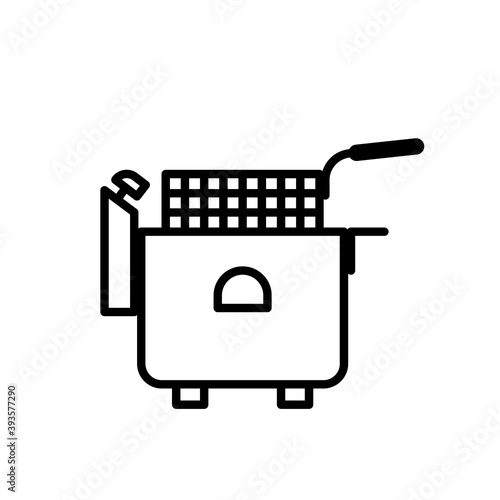 Fryer Icon. Stock vector