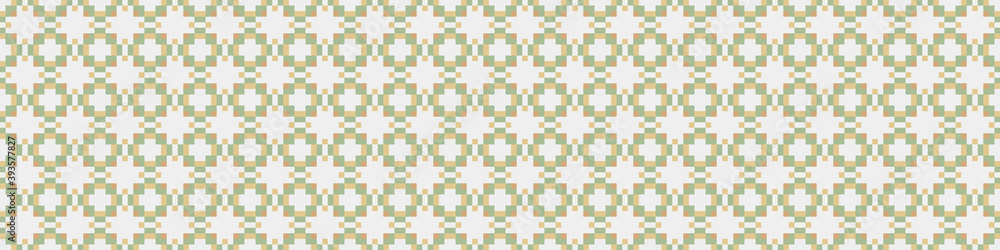 Fototapeta premium Abstract Cross Pattern Dots Logo generative computational art illustration