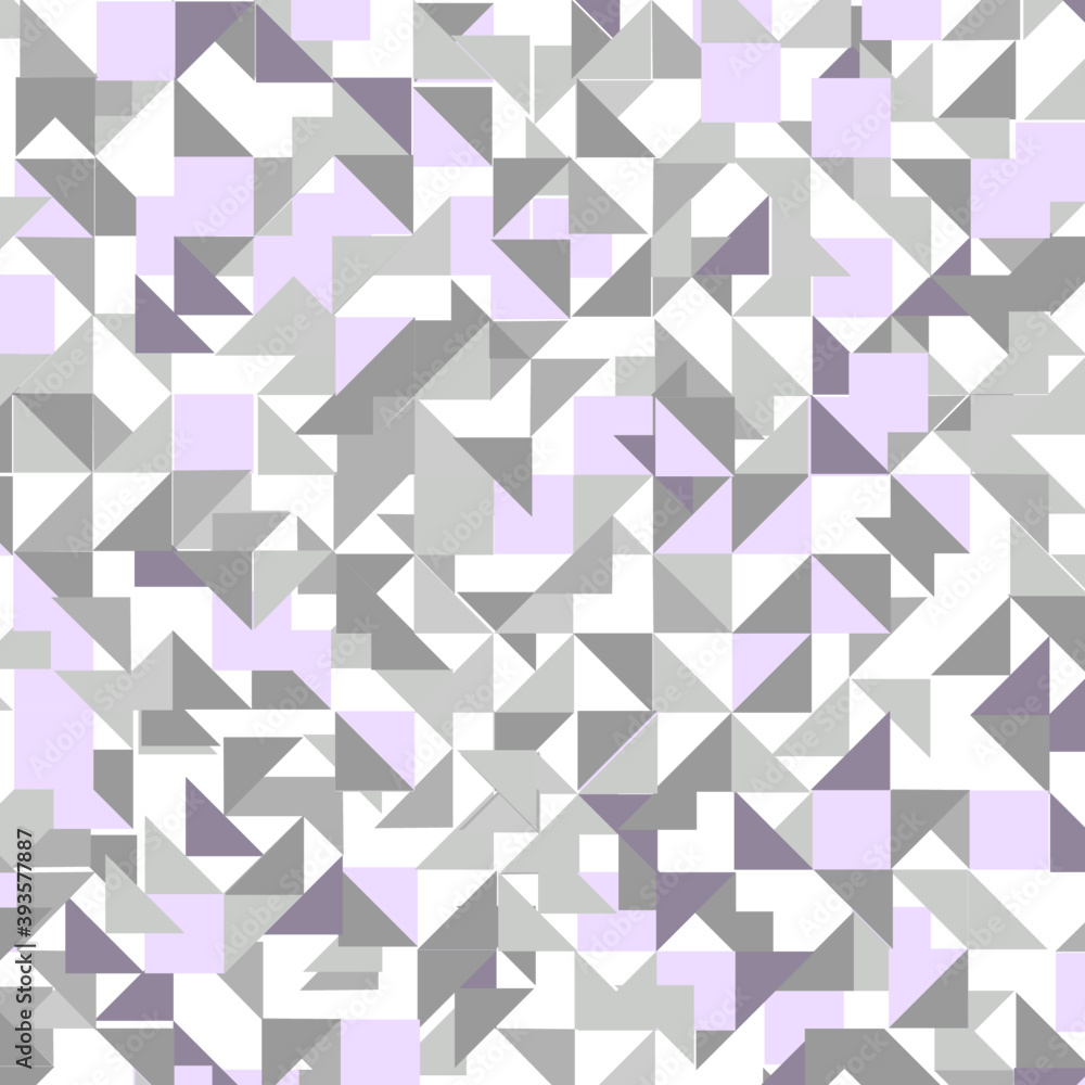 Geometric abstract triangles background, grey and white colours random pattern. Simple monochrome triangular design, modern abstractive triangles texture vector Geometric abstract triangles background, grey and white colours random pattern. Simple monochrome triangular design, modern abstractive triangles texture vector