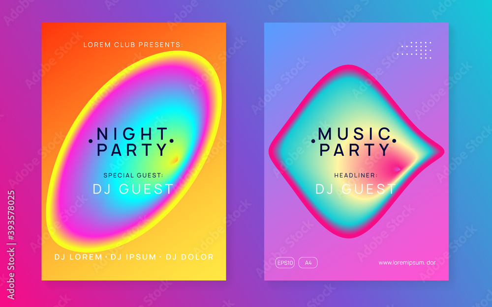 Summer fest flyer and music poster. Summer fest flyer and music poster.