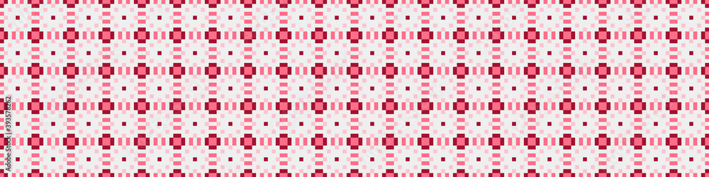 Fototapeta premium Abstract Cross Pattern Dots Logo generative computational art illustration