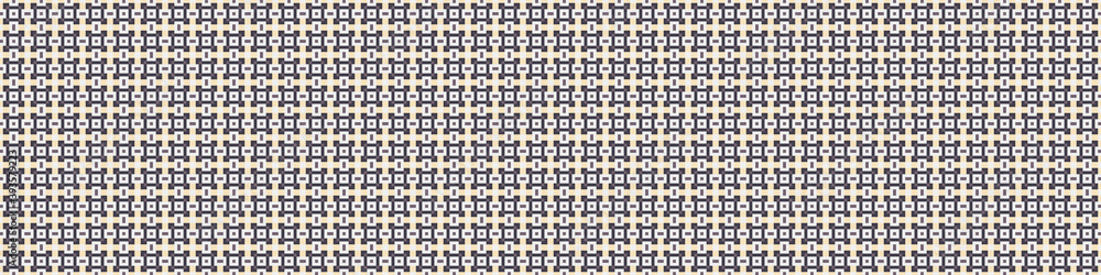 Fototapeta premium Abstract Cross Pattern Dots Logo generative computational art illustration