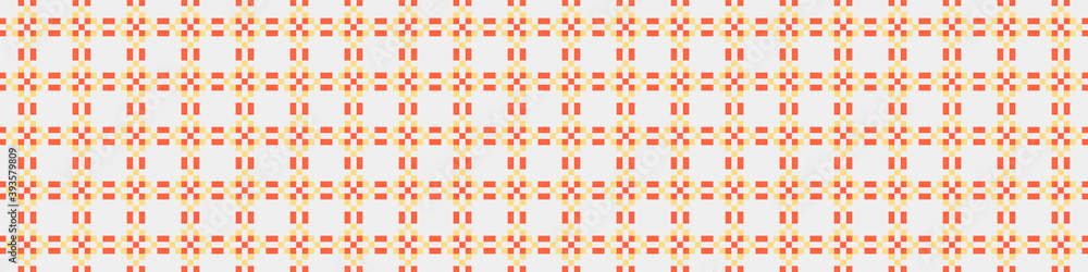 Fototapeta premium Abstract Cross Pattern Dots Logo generative computational art illustration