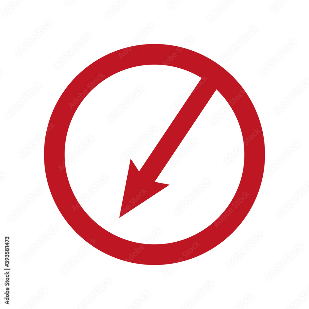 Vector red prohibition sign, no symbol isolated on white background. Vector EPS 10 Vector red prohibition sign, no symbol isolated on white background. Vector EPS 10