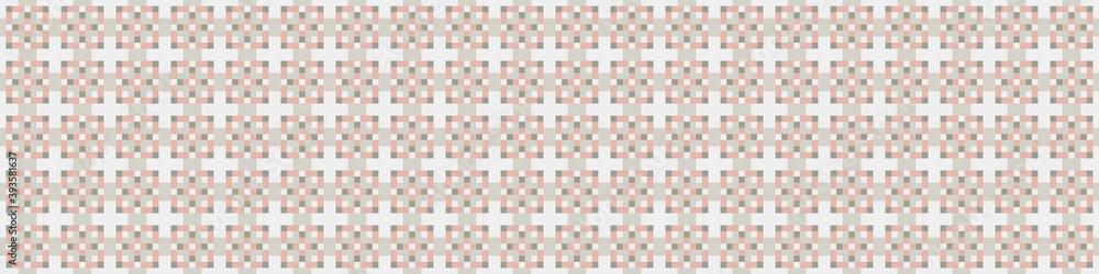 Fototapeta premium Abstract Cross Pattern Dots Logo generative computational art illustration