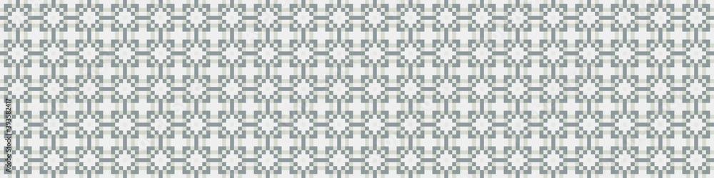 Fototapeta premium Abstract Cross Pattern Dots Logo generative computational art illustration