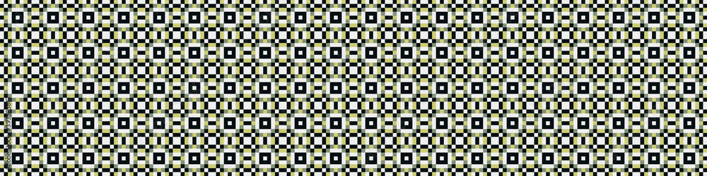 Fototapeta premium Abstract Cross Pattern Dots Logo generative computational art illustration