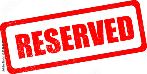 reserved. grunge vintage reserved square stamp. reserved stamp.
