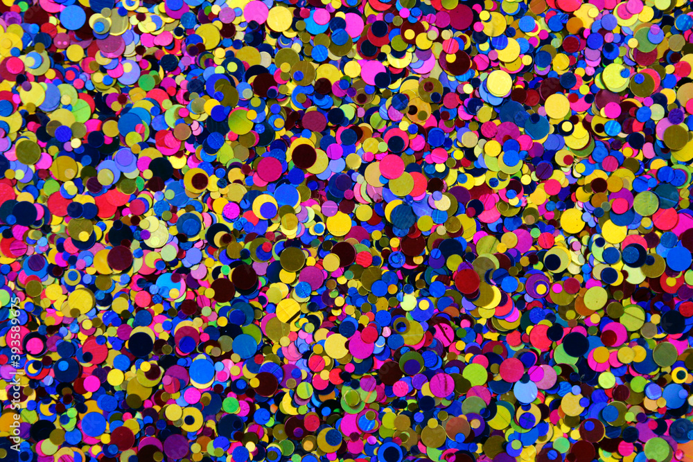 Background from small multi-colored circles