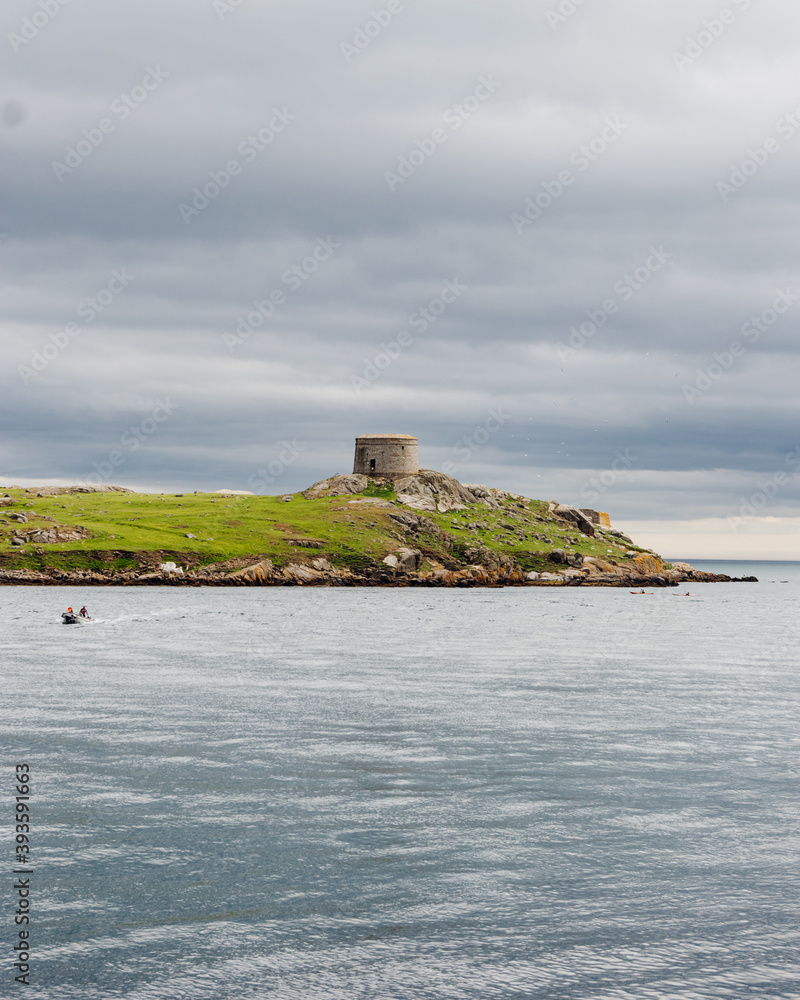 Dalkey Island opposite Coliemore Harbour in Dalkey.