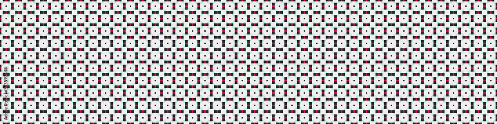 Fototapeta premium Abstract Cross Pattern Dots Logo generative computational art illustration