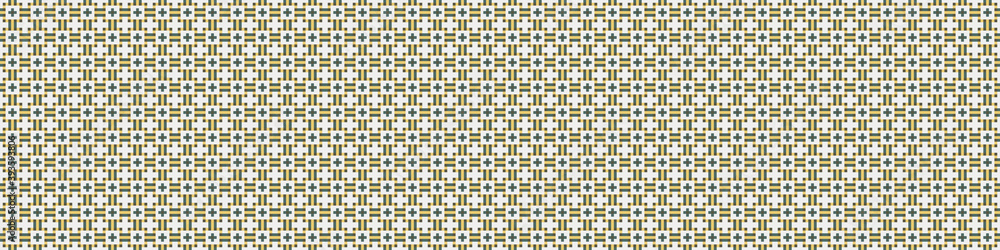 Fototapeta premium Abstract Cross Pattern Dots Logo generative computational art illustration