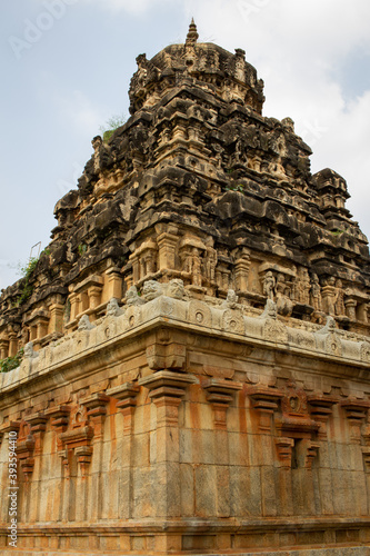 Beautiful ancient temple towers  Avani  Karnataka  India