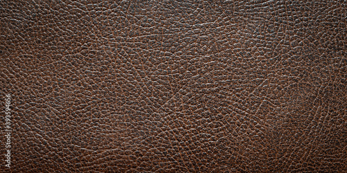 brown faux leather with visible details. background