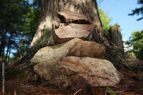 Stacked rocks