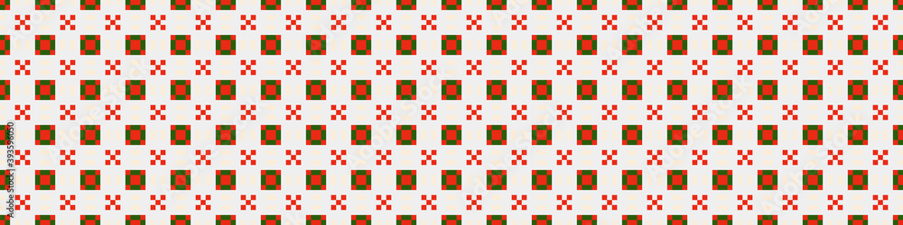 Fototapeta premium Abstract Cross Pattern Dots Logo generative computational art illustration