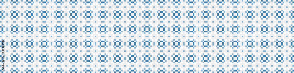 Fototapeta premium Abstract Cross Pattern Dots Logo generative computational art illustration