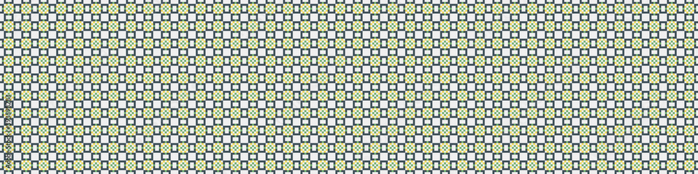 Fototapeta premium Abstract Cross Pattern Dots Logo generative computational art illustration