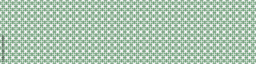 Fototapeta premium Abstract Cross Pattern Dots Logo generative computational art illustration