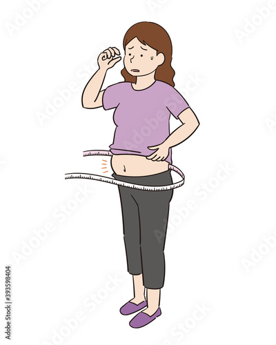 メタボリックシンドロームな女性