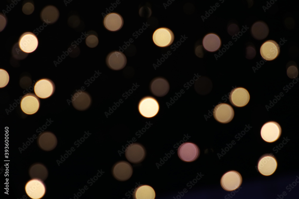 texture of outdoor Christmas lights with black background in different sizes texture of outdoor Christmas lights with black background in different sizes