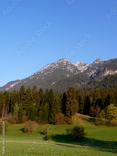 Kramerspitze mountain in Bavaria, Germany