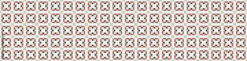 Fototapeta premium Abstract Cross Pattern Dots Logo generative computational art illustration