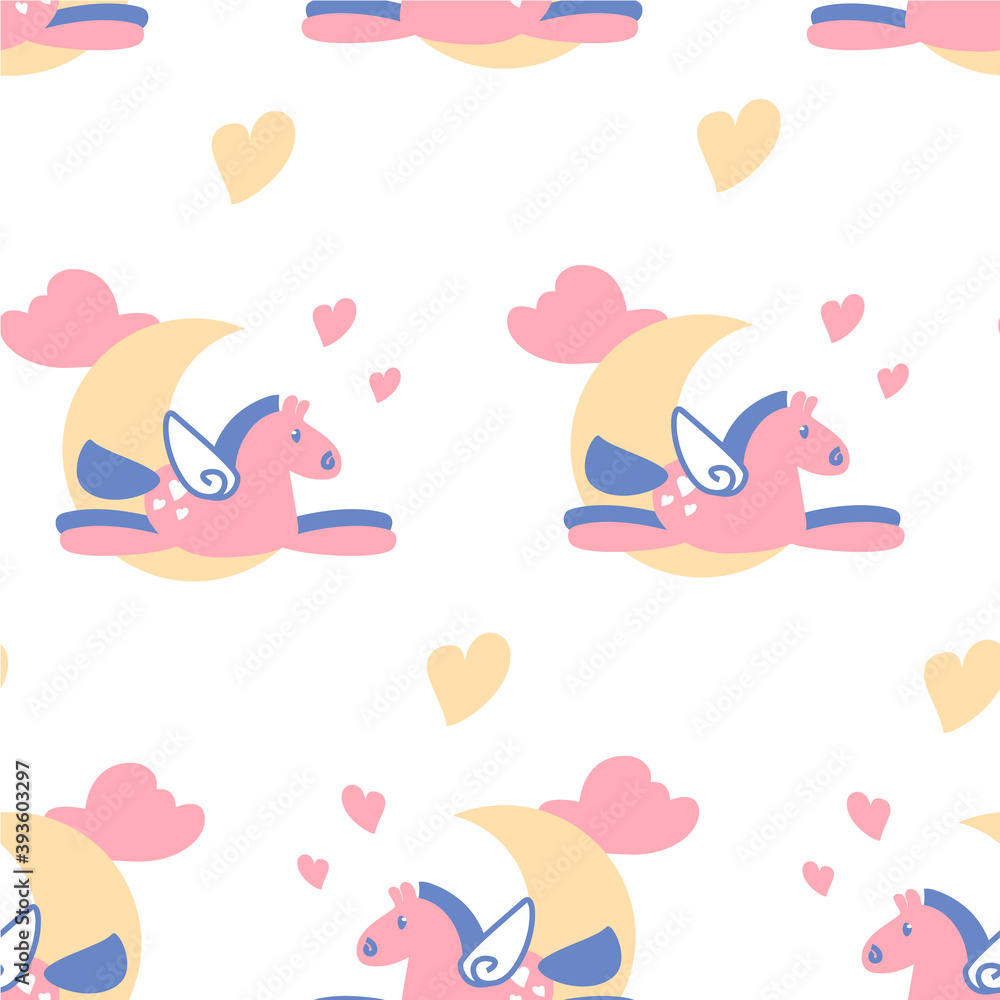 Seamless pattern for children's themes
