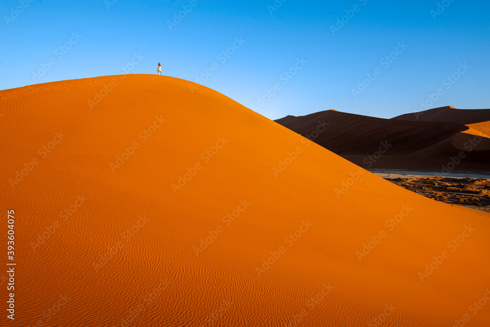 Orand dunes and blue skies