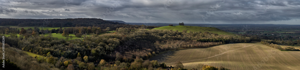 Chequers from Coombe Hill