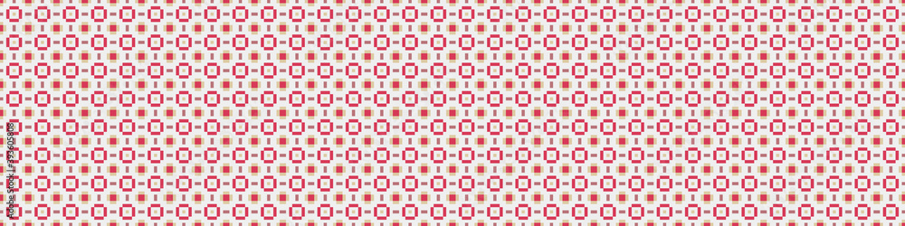 Fototapeta premium Abstract Cross Pattern Dots Logo generative computational art illustration