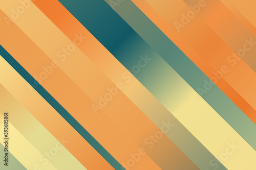 Orange, yellow and green lines abstract background. Great illustration for your needs.