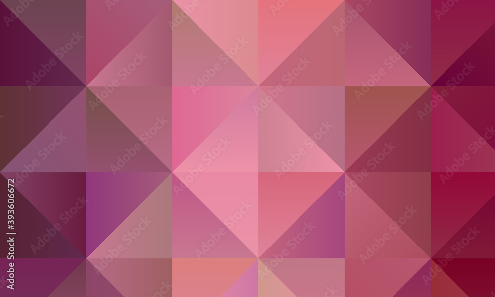 Obraz premium Positive Pink and magenta polygonal background, digitally created